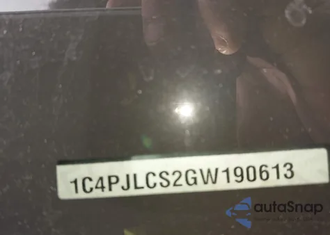 2016 Jeep Cherokee Latitude from USA, damaged, VIN 1C4PJLCS2GW190613